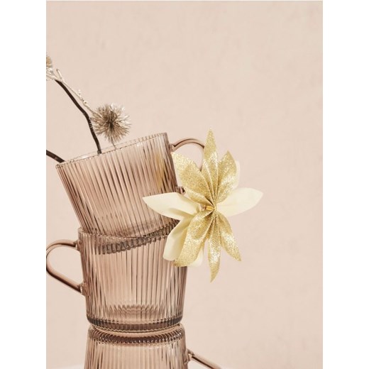 Sinsay - Dekoracja świąteczna w kształcie gwiazdy betlejemskiej 5 pack - złoty ze sklepu Sinsay w kategorii Dekoracje bożonarodzeniowe - zdjęcie 187225527