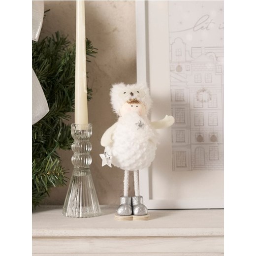 Sinsay - Świąteczna figurka dekoracyjna z pluszu - biały ze sklepu Sinsay w kategorii Dekoracje bożonarodzeniowe - zdjęcie 187225546