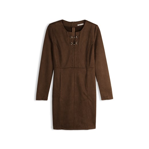 GATE Zamszowa sukienka damska 34 ze sklepu gateshop w kategorii Sukienki - zdjęcie 187226126