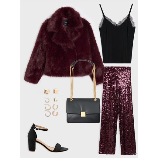 Sinsay - Mała torebka na łańcuszku - czarny ze sklepu Sinsay w kategorii Listonoszki - zdjęcie 187226405