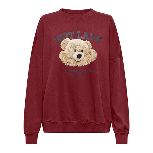 ONLY Bluza w kolorze czerwonym ze sklepu Limango Polska w kategorii Bluzy damskie - zdjęcie 187226556