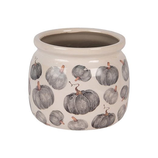 Clayre & Eef Doniczka w kolorze beżowo-szarym - wys. 13 x Ø 16 cm - id: 17776168 - marki Limango Polska - 187226577 Clayre & Eef Doniczka w kolorze beżowo-szarym - wys. 13 x Ø 16 cm ze sklepu Limango Polska w kategorii Doniczki i osłonki - zdjęcie 187226577