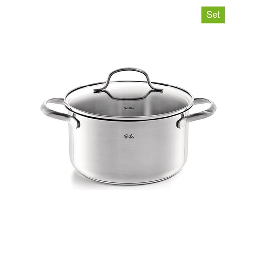 Fissler 2-częściowy zestaw "Copenhagen" - Ø 20 cm - id: 17852518 - marki Fissler - 187226885 Fissler 2-częściowy zestaw "Copenhagen" - Ø 20 cm ze sklepu Limango Polska w kategorii Garnki - zdjęcie 187226885