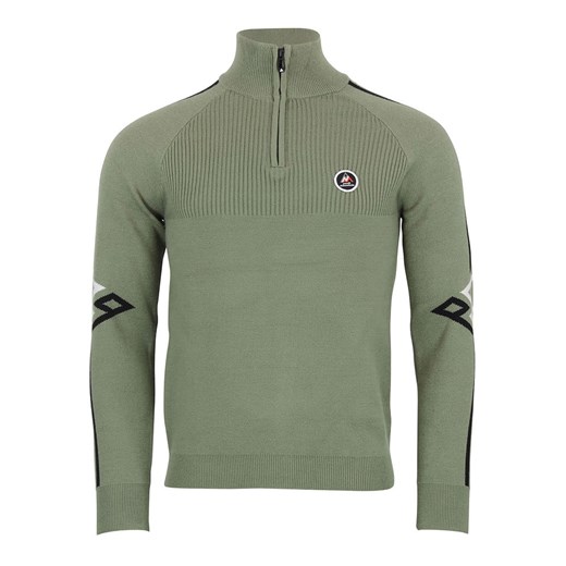 Peak Mountain Sweter "Ciao" w kolorze zielonym - id: 17855036 - marki Peak Mountain - 187226938 Peak Mountain Sweter "Ciao" w kolorze zielonym ze sklepu Limango Polska w kategorii Swetry męskie - zdjęcie 187226938