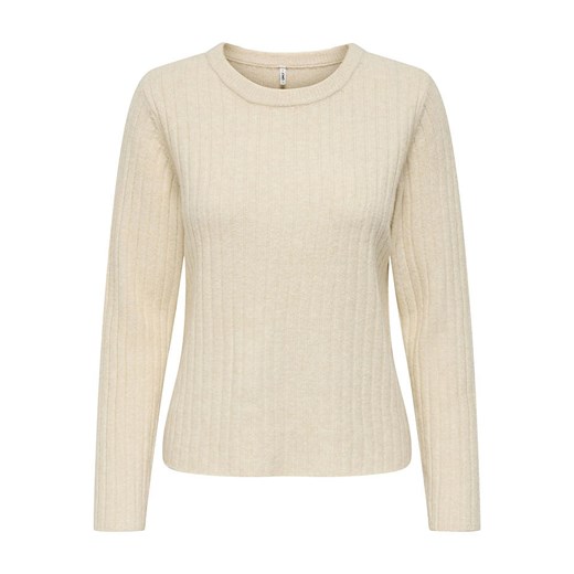 ONLY Sweter w kolorze beżowym ze sklepu Limango Polska w kategorii Swetry damskie - zdjęcie 187227016