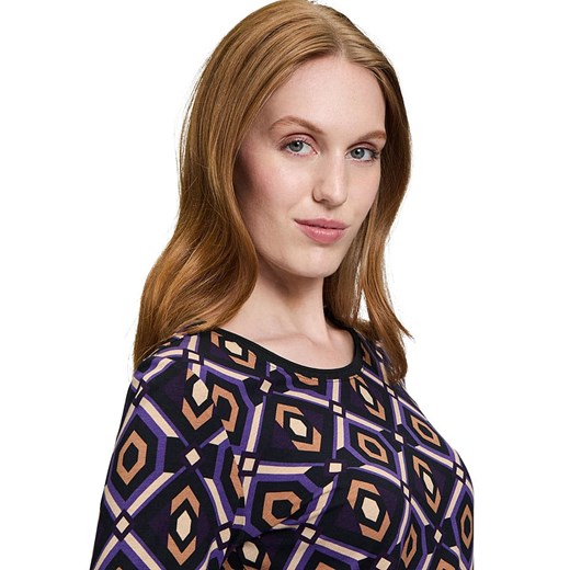 Betty Barclay Koszulka w kolorze czarno-fioletowo-brązowym 44 okazja Limango Polska