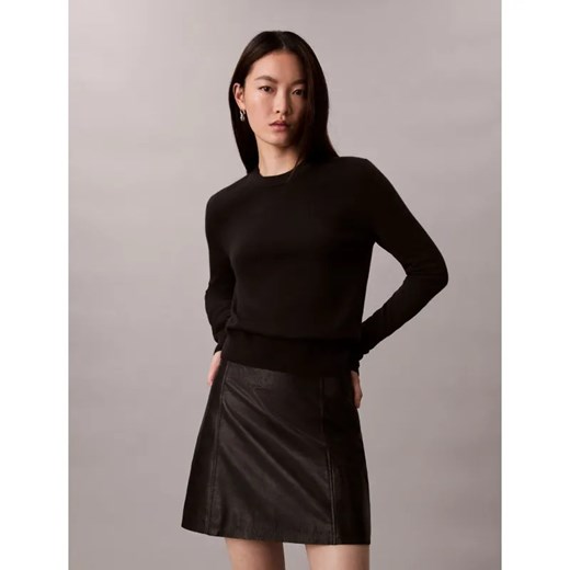 Calvin Klein Sweter | Regular Fit | z dodatkiem wełny - id: CK255W000164544 - marki Calvin Klein - 187228098 Calvin Klein Sweter | Regular Fit | z dodatkiem wełny ze sklepu Gomez Fashion Store w kategorii Swetry damskie - zdjęcie 187228098