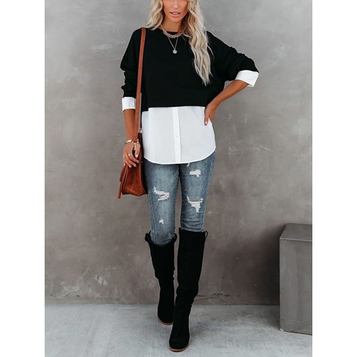 LA Angels Bluza w kolorze czarno-białym La Angels L promocyjna cena Limango Polska