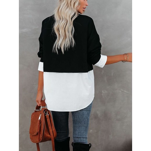 LA Angels Bluza w kolorze czarno-białym La Angels M okazyjna cena Limango Polska