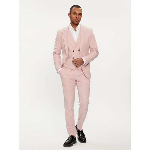 Hugo Garnitur Arti/Hesten 242 50526868 Różowy Extra Slim Fit ze sklepu MODIVO w kategorii Garnitury męskie - zdjęcie 187228826