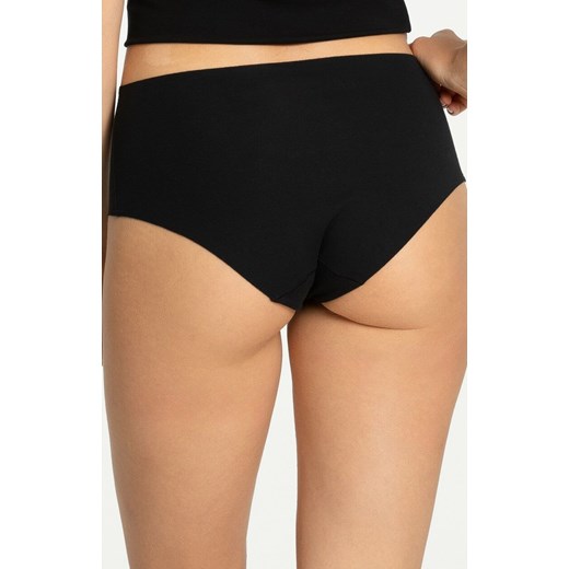 Julimex bezszwowe figi damskie czarne Cotton Mood Maxi, Kolor czarny, Rozmiar 2XL, Julimex ze sklepu Primodo w kategorii Majtki damskie - zdjęcie 187229835
