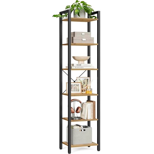 Minimalistyczny regał na książki dąb artisan - Tocador 9X - id: 53623 - marki Elior - 187230315 Minimalistyczny regał na książki dąb artisan - Tocador 9X ze sklepu Edinos.pl w kategorii Regały i witryny - zdjęcie 187230315