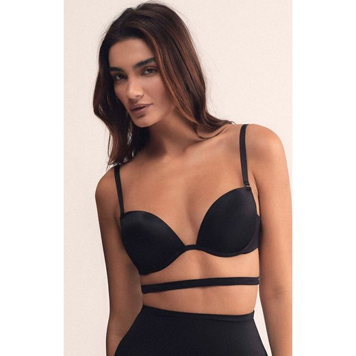 Esotiq biustonosz push-up z odpinanymi ramiączkami Silky 43939-99X, Kolor czarny, Rozmiar 65C, Esotiq - id: 221103 - marki Esotiq - 187230499 Esotiq biustonosz push-up z odpinanymi ramiączkami Silky 43939-99X, Kolor czarny, Rozmiar 65C, Esotiq ze sklepu Intymna w kategorii Biustonosze - zdjęcie 187230499