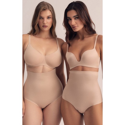 Esotiq damskie majtki modelujące beżowe Smooth 43934-80X, Kolor beżowy, Rozmiar L, Esotiq ze sklepu Intymna w kategorii Bielizna wyszczuplająca - zdjęcie 187230538