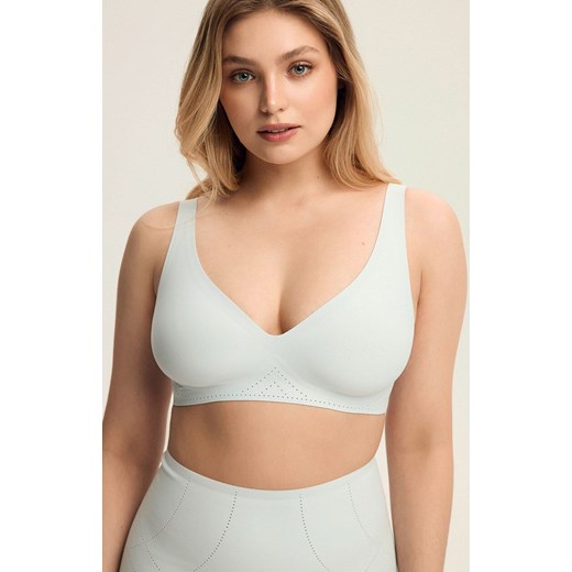 Esotiq biustonosz push-up Sleeky 43908-50X, Kolor jasnoniebieski, Rozmiar L, Esotiq - id: 221238 - marki Esotiq - 187230567 Esotiq biustonosz push-up Sleeky 43908-50X, Kolor jasnoniebieski, Rozmiar L, Esotiq ze sklepu Intymna w kategorii Biustonosze - zdjęcie 187230567