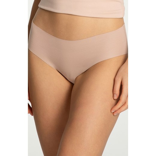 Julimex bezszwowe figi damskie beżowe Cotton Mood Classic, Kolor beżowy, Rozmiar 2XL, Julimex ze sklepu Intymna w kategorii Majtki damskie - zdjęcie 187230609