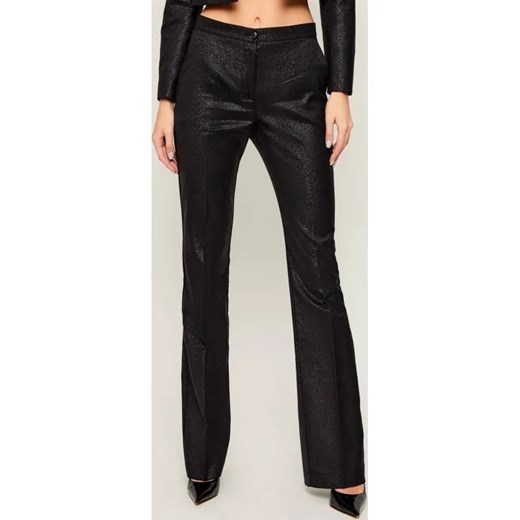 Pinko Wełniane spodnie AGUEDA | flare fit ze sklepu Gomez Fashion Store w kategorii Spodnie damskie - zdjęcie 187231465