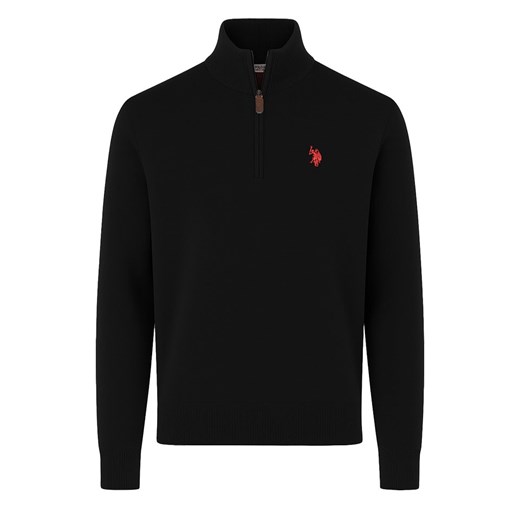 U.S. Polo Assn. Sweter w kolorze czarnym ze sklepu Limango Polska w kategorii Swetry męskie - zdjęcie 187231678