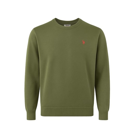 U.S. Polo Assn. Sweter w kolorze oliwkowym ze sklepu Limango Polska w kategorii Swetry męskie - zdjęcie 187231679