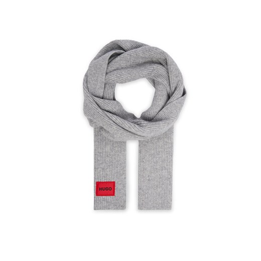 Hugo Szalik Saffa 50502605 Szary ze sklepu MODIVO w kategorii Szaliki i chusty damskie - zdjęcie 187233097