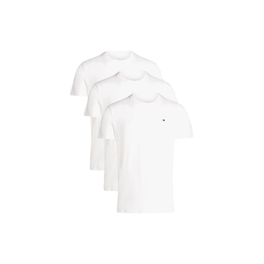 Tommy Hilfiger T-Shirt q-roa-34858 Biały Regular Fit - id: 0000305379092 - marki Tommy Hilfiger - 187233126 Tommy Hilfiger T-Shirt q-roa-34858 Biały Regular Fit ze sklepu MODIVO w kategorii T-shirty męskie - zdjęcie 187233126