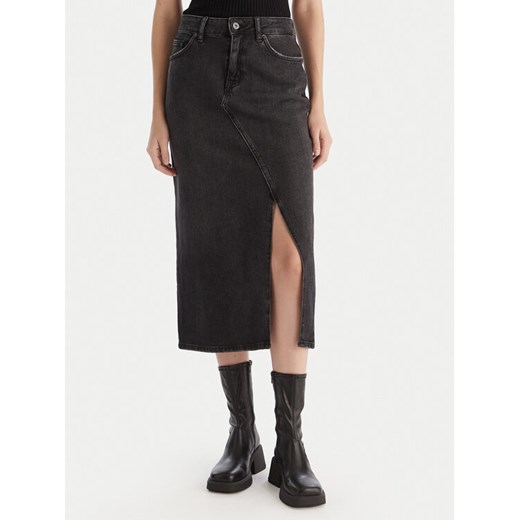 HUGO Spódnica jeansowa Goja_B 50546327 Czarny Regular Fit - id: 0000305478221 - marki Hugo Boss - 187233157 HUGO Spódnica jeansowa Goja_B 50546327 Czarny Regular Fit ze sklepu MODIVO w kategorii Spódnice - zdjęcie 187233157