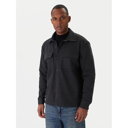 Guess Kurtka przejściowa M5BP28 K0801 Szary Classic Fit ze sklepu MODIVO w kategorii Kurtki męskie - zdjęcie 187233206