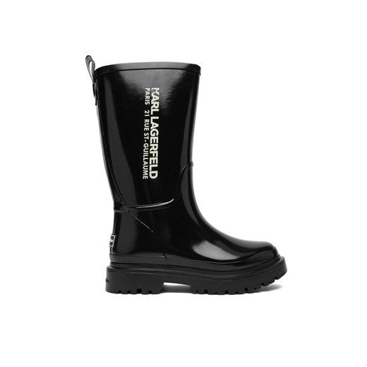KARL LAGERFELD Kalosze KL47180S Czarny ze sklepu MODIVO w kategorii Kalosze damskie - zdjęcie 187233247
