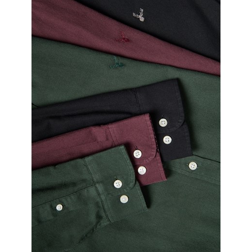 Reserved - Bawełniana koszula slim fit - czarny Reserved M Reserved