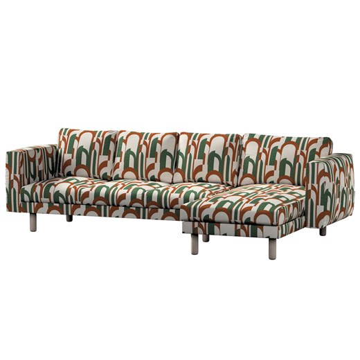 Pokrowiec na sofę Norsborg 4-osobową z szezlongiem ze sklepu dekoria.pl w kategorii Pokrowce na kanapy i fotele - zdjęcie 187235008