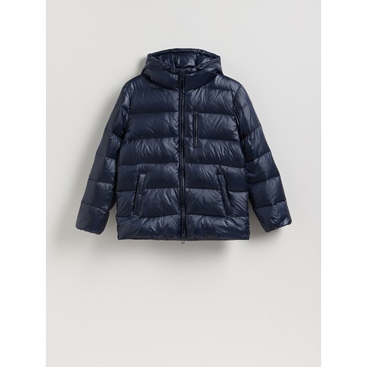 Reserved - Pikowana kurtka z puchem - granatowy ze sklepu Reserved w kategorii Kurtki męskie - zdjęcie 187235236