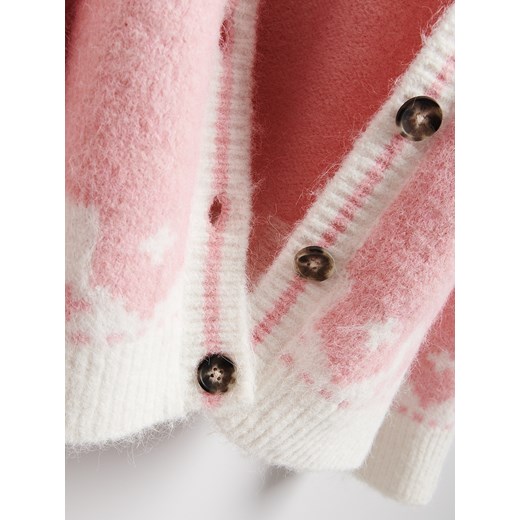 Reserved - Wzorzysty kardigan - wielobarwny Reserved L Reserved