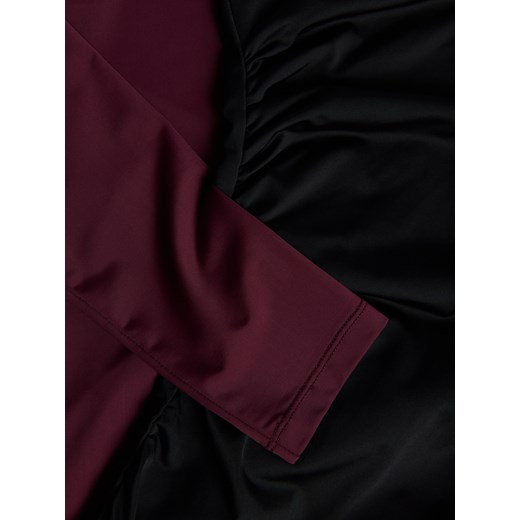 Reserved - Drapowana bluzka - ciemnofioletowy Reserved L Reserved