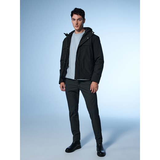 Sinsay - Kurtka softshell z kapturem - czarny Sinsay XL Sinsay