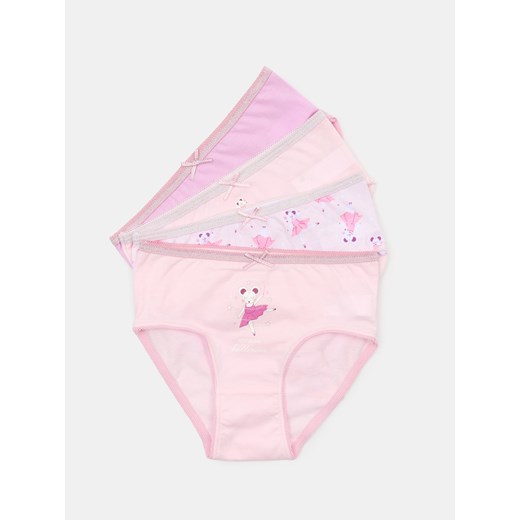 Sinsay - Majtki 4 pack - wielobarwny Sinsay 98/104 (2-4 l) Sinsay