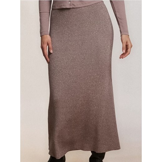 Sinsay - Prążkowana spódnica midi - Inny - id: 179FK-84K - marki Sinsay - 187236198 Sinsay - Prążkowana spódnica midi - Inny ze sklepu Sinsay w kategorii Spódnice - zdjęcie 187236198