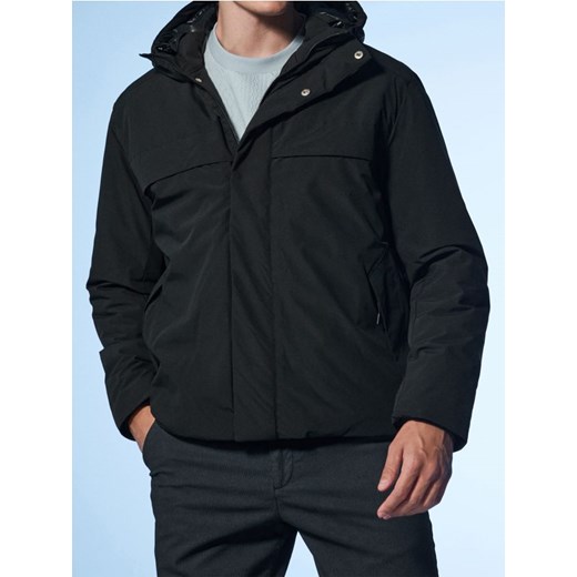 Sinsay - Kurtka softshell z kapturem - czarny Sinsay L Sinsay