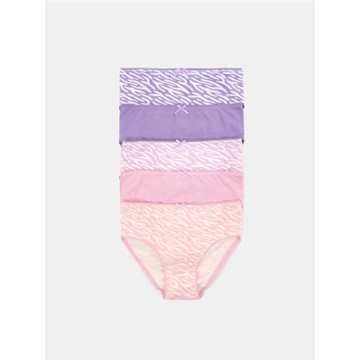 Sinsay - Majtki z motywem w panterkę 5 pack - wielobarwny - id: 996GR-MLC - marki Sinsay - 187236328 Sinsay - Majtki z motywem w panterkę 5 pack - wielobarwny ze sklepu Sinsay w kategorii Majtki dziecięce - zdjęcie 187236328
