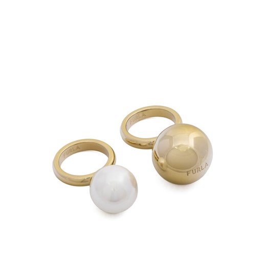 Furla Zestaw pierścionków Miasfera WJ00299-K22000-OR000-1-007-20-CN-S J Złoty ze sklepu MODIVO w kategorii Pierścionki - zdjęcie 187236349