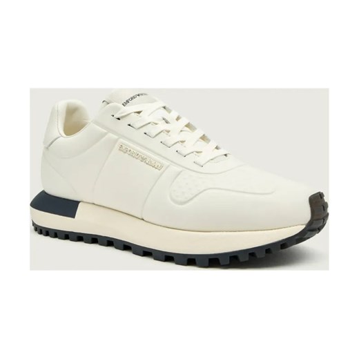 Emporio Armani Skórzane sneakersy ze sklepu Gomez Fashion Store w kategorii Buty sportowe męskie - zdjęcie 187236558