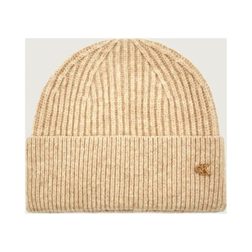Calvin Klein Wełniana czapka ze sklepu Gomez Fashion Store w kategorii Czapki zimowe damskie - zdjęcie 187236589