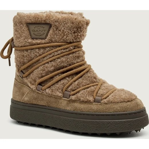 Gant Śniegowce Snowhill | shearling | wełna ze sklepu Gomez Fashion Store w kategorii Śniegowce damskie - zdjęcie 187236605