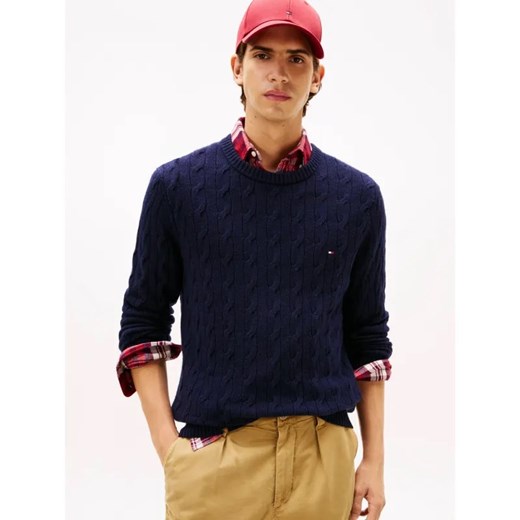 Tommy Hilfiger Wełniany sweter | Regular Fit ze sklepu Gomez Fashion Store w kategorii Swetry męskie - zdjęcie 187236618