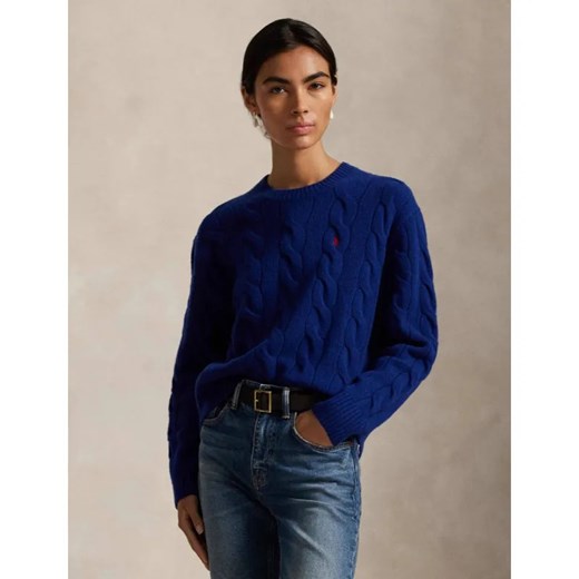POLO RALPH LAUREN Wełniany sweter | Loose fit | z dodatkiem kaszmiru ze sklepu Gomez Fashion Store w kategorii Swetry damskie - zdjęcie 187236655