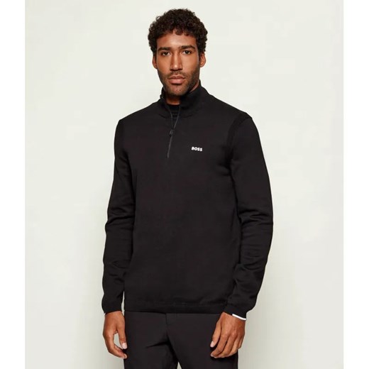 BOSS GREEN Sweter K_Ever-X QZ | Regular Fit - id: BG255M000026001 - marki BOSS HUGO BOSS - 187236657 BOSS GREEN Sweter K_Ever-X QZ | Regular Fit ze sklepu Gomez Fashion Store w kategorii Swetry męskie - zdjęcie 187236657