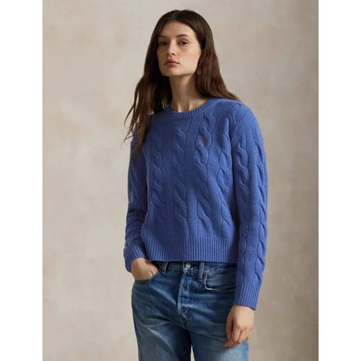 POLO RALPH LAUREN Wełniany sweter | Loose fit | z dodatkiem kaszmiru ze sklepu Gomez Fashion Store w kategorii Swetry damskie - zdjęcie 187236658