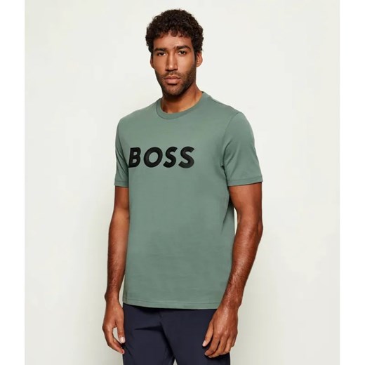 BOSS GREEN T-shirt Iconic Zone | Regular Fit ze sklepu Gomez Fashion Store w kategorii T-shirty męskie - zdjęcie 187236686