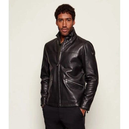 Joop! Jeans Skórzana kurtka Ramsey | Regular Fit ze sklepu Gomez Fashion Store w kategorii Kurtki męskie - zdjęcie 187236695