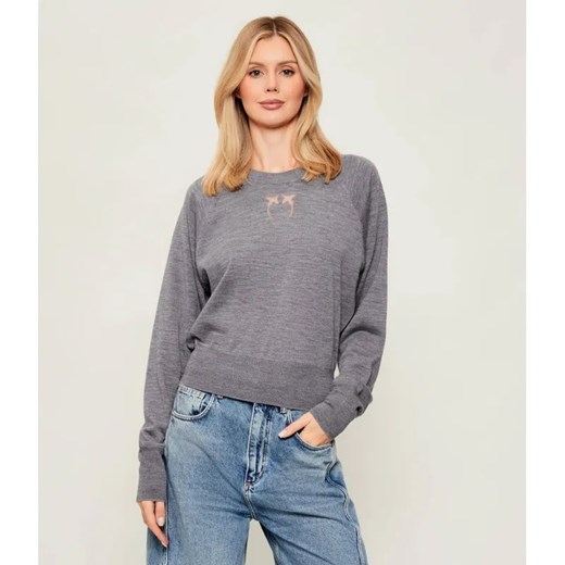 Pinko Wełniany sweter LANZAROTE | Relaxed fit ze sklepu Gomez Fashion Store w kategorii Swetry damskie - zdjęcie 187236698