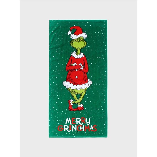 Sinsay - Ręcznik bawełniany Grinch - zielony - id: 451EY-77X - marki Sinsay - 187238125 Sinsay - Ręcznik bawełniany Grinch - zielony ze sklepu Sinsay w kategorii Ręczniki - zdjęcie 187238125